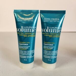 John Frieda Luxurious Volume Touchably Full Conditioner 2x 45 ml Fine Hair New